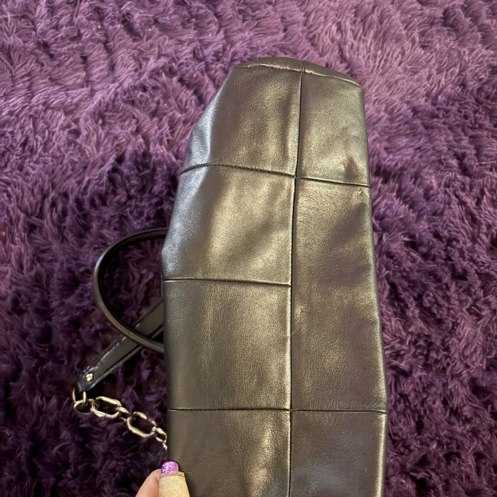 Coach Chic Black Leather Handbag - Picture 2 of 6